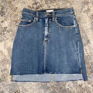 Aritzia Wilfred Free Denim Skirt